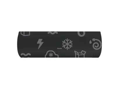 klimatizace TERREL 2,7 kW černá - set vnitřní a venkovní jednotky, R32